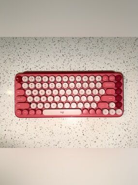 Logitech POP Keys Wireless Mechanical Keyboard - Heartbreaker Rose